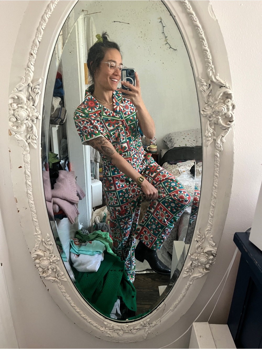 Big Bud Press Quilt Jumpsuit Size S - Picture 2 of 3